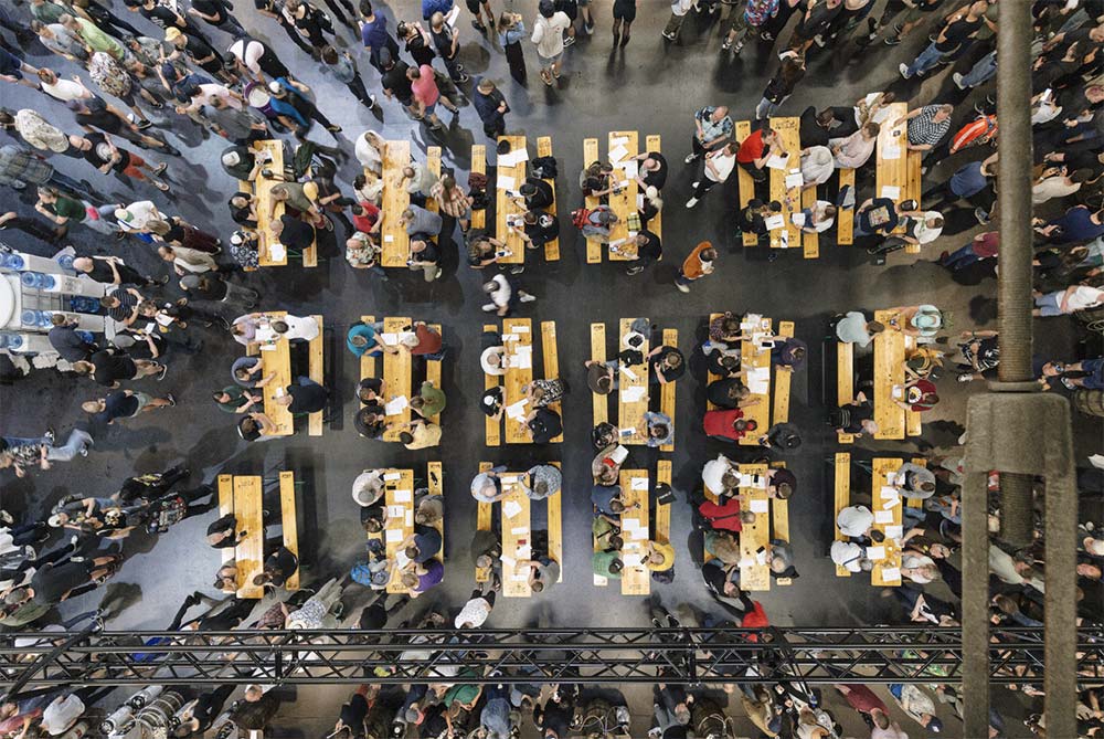 Tallinn Craft Beer Weekend tables